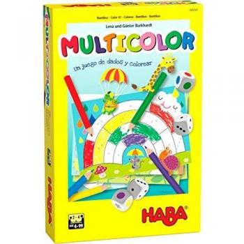 Haba- Multicolor-ESP Juego de Mesa