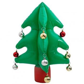 ThumbsUp! Árbol de Navidad Inflable, plástico, Verde, 45 x 16,8 x 5,5 cm, 1 Unidad