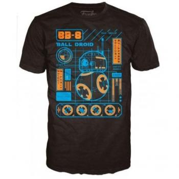 Camiseta Star Wars Pop BB8 Blueprint Talla S