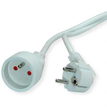 Cable Prolongador Blanco 10 Metros 16A 230V CEE7/7