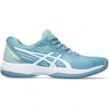 ASICS Solution Swift FF Clay Zapatillas de Tenis para Mujer - Gris/Azul/Blanco