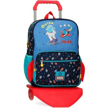 Mochila escolar Enso Outer Space con carro 38 cm