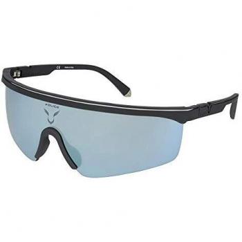 Police Lewis Hamilton Sporty Sunglasses SPLC51 Gray/Silver Mirror One Size