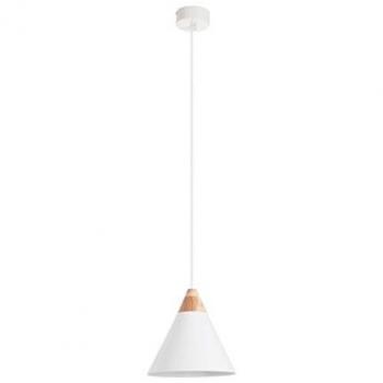 Lámpara de techo colgante Novolux Oda - uso interior, acero y madera, E27 60W, LED Bulb, IP20