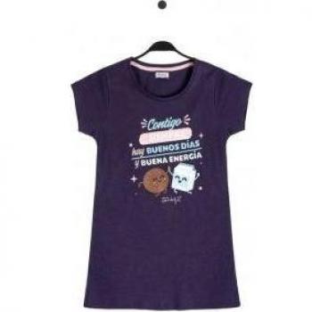 Camisola Manga Corta Contigo Siempre para Niña