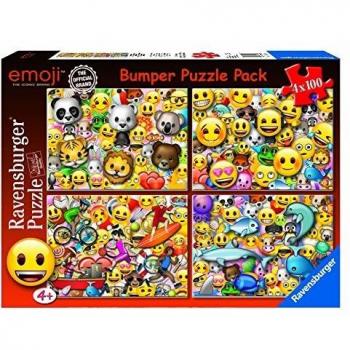Ravensburger - Puzzle 4 in 1, Emoji