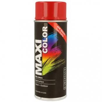 Pintura Spray Maxi Color Brillo 400 ml RAL 3000 Rojo Vivo