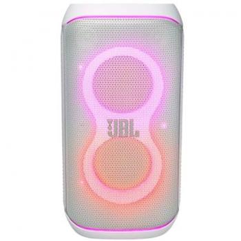 JBL PartyBox Club 120 - Altavoz portátil Bluetooth para fiestas, 160W, Resistente a salpicaduras, Autonomía de 12 horas, Color Blanco
