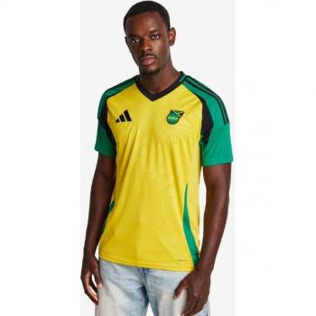 Camiseta de fútbol adidas Jamaica 2024 home hombre amarillo, talla S, oficial, réplica