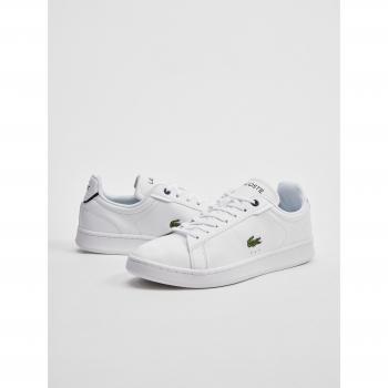 Lacoste Carnaby Pro Men's Leather Sneakers - White/Navy