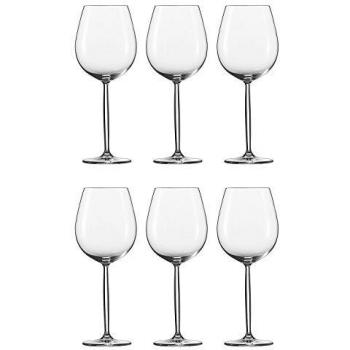 Juego de 6 Copas de Vino Bourgogne Schott Zwiesel Diva 460 ml Cristal Transparente