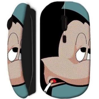 Ratón Inalámbrico Mickey Mouse Disney Negro Ahumado