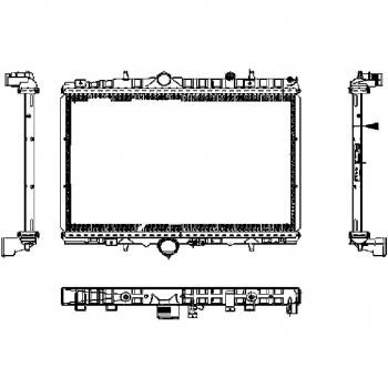 Hella  8MK 376 714-394 radiador