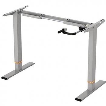 FLEXISPOT Mesa de manivela escritorio ajustable en altura, acero, 101,6 cm