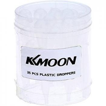 KKmoon 25 pzas / 100pzas Cuentagotas Desechables de Aerógrafo Pipeta de Plástico Goteros para Transferencia Líquida y Aerógrafo de Pintura