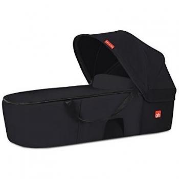 gb Gold - Capazo Cot to Go, para sillas de paseo Qbit+ y Pockit+, Satin Black