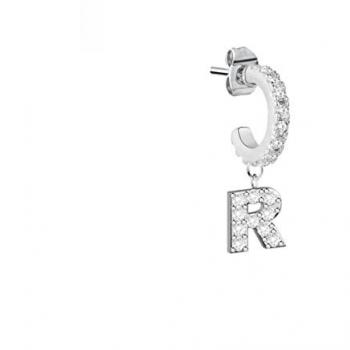 Pendientes Hoop Earrings Ss Letter R de Latón La Petite Story, 2 cm, Colección Exigo