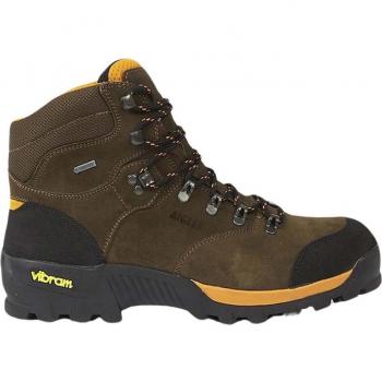 Aigle Altavio Mid GTX Hiking Shoes - Unisex, Brown/Orange