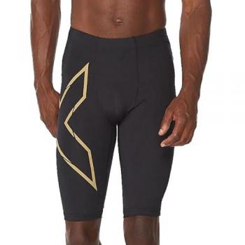 Malla corta de compresión 2XU MCS Run Light Speed negra - L