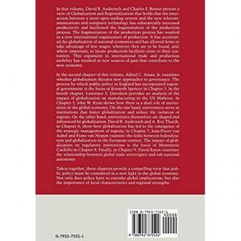 Globalization and Regionalization: Public Policy Challenges - Kluwer Academic Publishers Edition