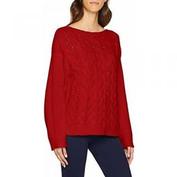 United Colors of Benetton Sweater L/s, suéter Mujer, Rojo
