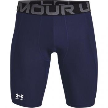 Pantalones Cortos Under Armour HeatGear Pocket Long azul oscuro - M