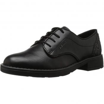 Geox JR Sofia F, Zapatos de Cordones Derby Niñas, Negro (Black C9999), 29