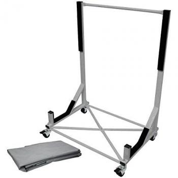 Tapa de Almacenamiento Dura ECD Germany - Acero - Plata - 76,5 x 52 x 93,5 cm - Con Cubierta Protectora XXL