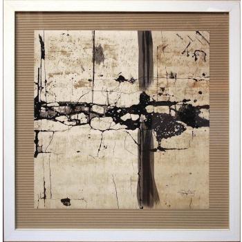 Dósfer X22091 - Cuadro decorativo, Cracks grandes, 80 x 80 cm