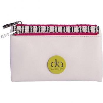 Monedero de mujer Jasmine blanco con cremallera