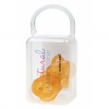 Natural Rubber Soothers Natural Ortho Soother - Small (0-6mths) Twin Pack