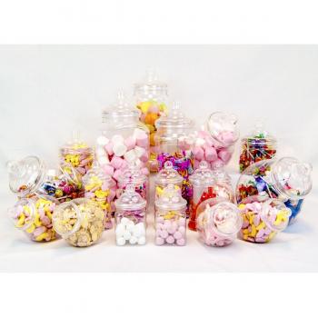 19 tarros vintage estilo victoriano – Tienda de chucherías, candy bar, kit para fiestas