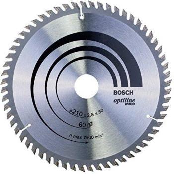 Bosch Professional 2608641190 Opti Wood Hand 210x2.8x30, 60, Silver, 210 x 2.8 x 30 mm