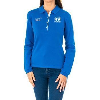 La Martina Polo manga larga con cuello de solapa 2WPH37 mujer