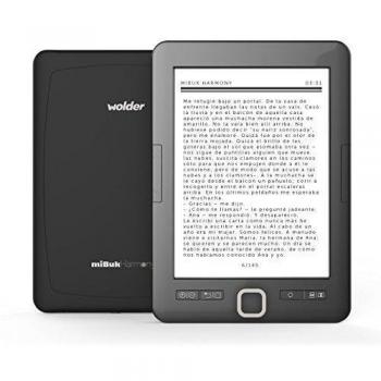 mibuk Harmony 6 (e-ink PEARL, 8 GB, 1.500 mAh, 142g) Color Negro