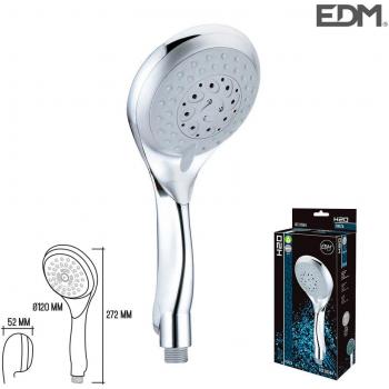 Alcachofa de Ducha EDM 6 funciones cromo