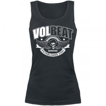 Volbeat Skullwing Ribbon Top Mujer Negro XL