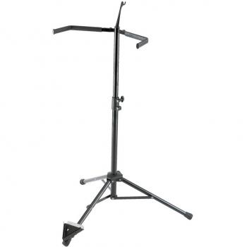 K&M 141 Double Bass Stand for All Basses, 24.4-44 Adjustable Height, Black