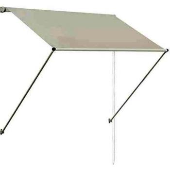 vidaXL Retractable Awning 150x150 cm Cream