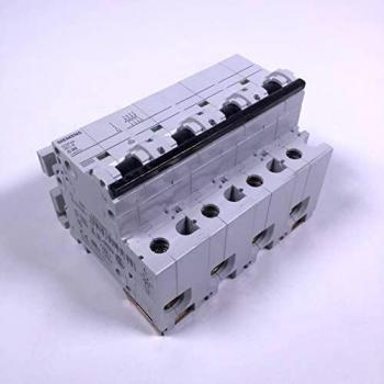 Interruptor Magnetotérmico Siemens 4 Polos 80A 10kA Tipo C 6 Módulos
