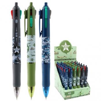 M&G Bolígrafo Retráctil Army 4 colores