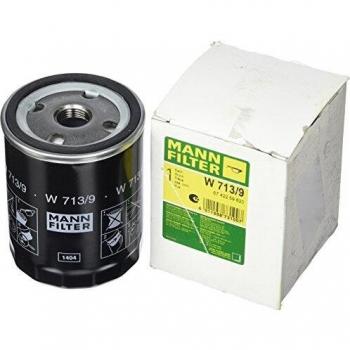 Original MANN-FILTER Filtro de aceite W 713/9 – Para automóviles
