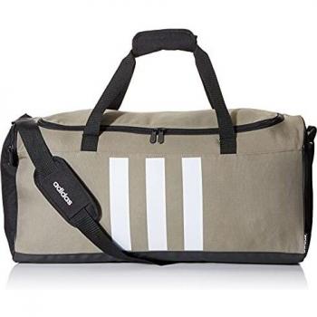 adidas 3S Duf M Gym Bag - Legacy Green/Black/White, NS