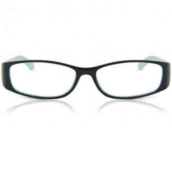 Gafas Rectangulares Montura Completa de Plástico Negros para Hombre - Lentes Recetadas Anti-Azules - SmartBuy Readers