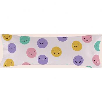 Funda de almohada multicolor Aware - Suave y cómoda funda de almohada con diseño alegre