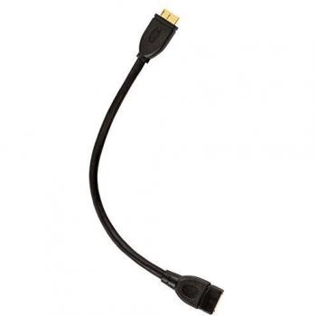 Cable Adaptador USB 3.0 OTG Micro-USB B a USB A de 0,15 m Hama con Conectores Baquelita Dorada
