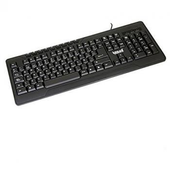 Iggual Basic - Teclado multimedia, color negro