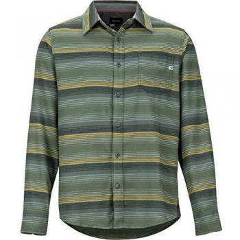 Marmot Fairfax Midweight Flannel LS - Camiseta de Manga Larga para Hombre, Hombre, 44550-9142-3-S, Golden Leaf, Small