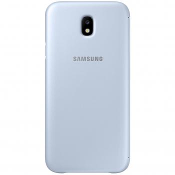 SAMSUNG Wallet Cover - Funda con Tapa Galaxy J7 2017, Color Azul