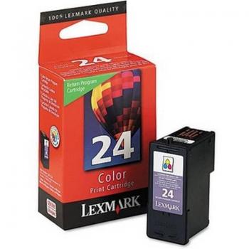 Cartucho Original Lexmark 24 Tricolor - 18C1524E Pag-200, Cartucho de tinta (Lexmark 18C1524) color